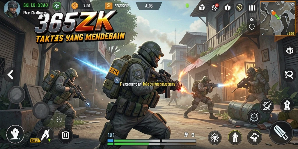 Tampilan menegangkan dari gameplay TPS yang mendebarkan.