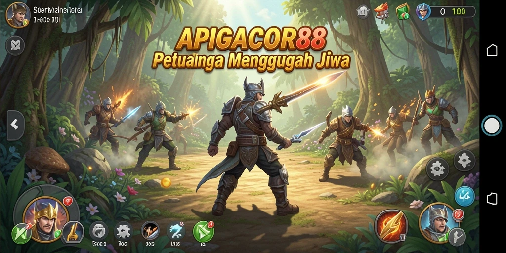 Tampilan gameplay seru di dunia petualangan APIGACOR88.