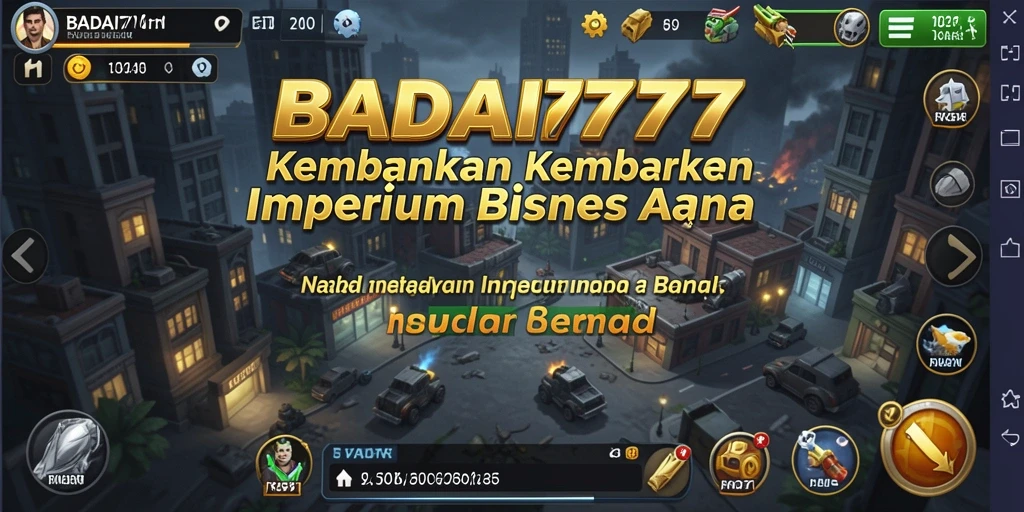 Tangkapan layar utama BADAI777 menampilkan aksi manajemen bisnis yang seru dan menarik.