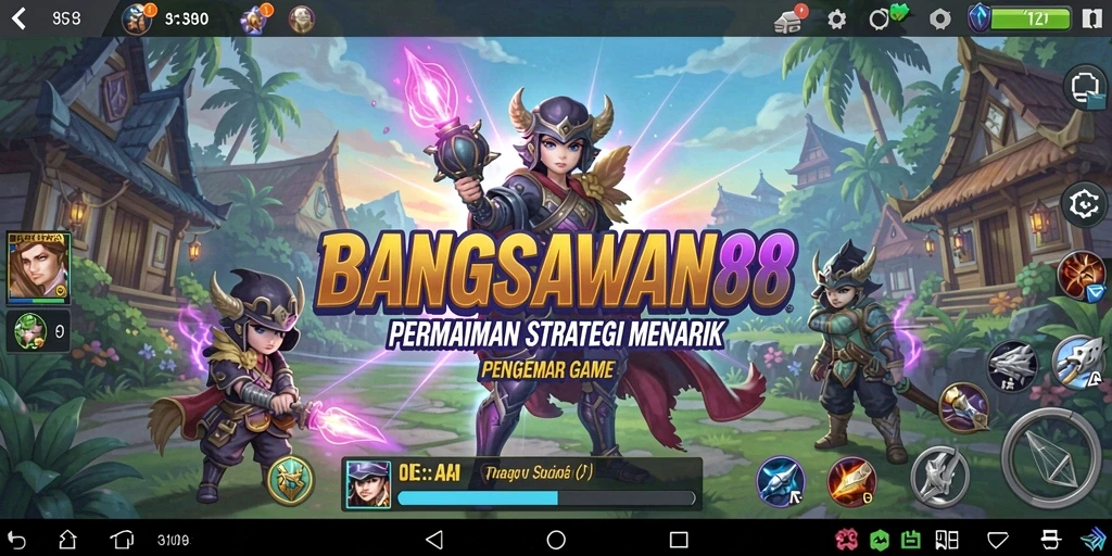 Tangkapan layar gameplay BANGSAWAN88 dengan aksi strategi yang mendebarkan.