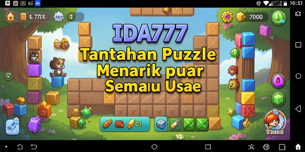 Tampilan gameplay IDA777 yang menggugah semangat pemain Puzzle.