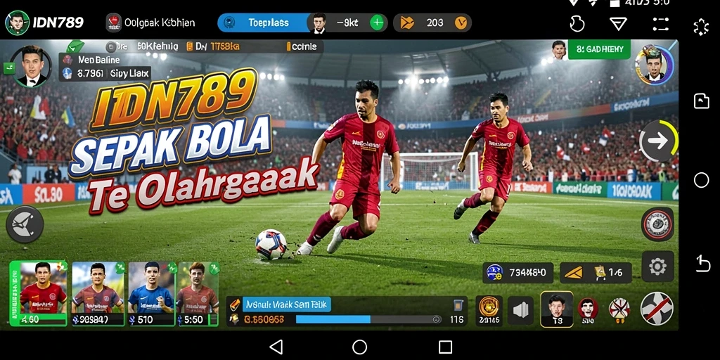 Tampilan gameplay yang intens dan mendebarkan dari IDN789.