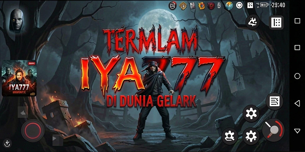 Screenshot gameplay IYA777 menunjukkan suasana menegangkan dan menyeramkan dalam game Horror.