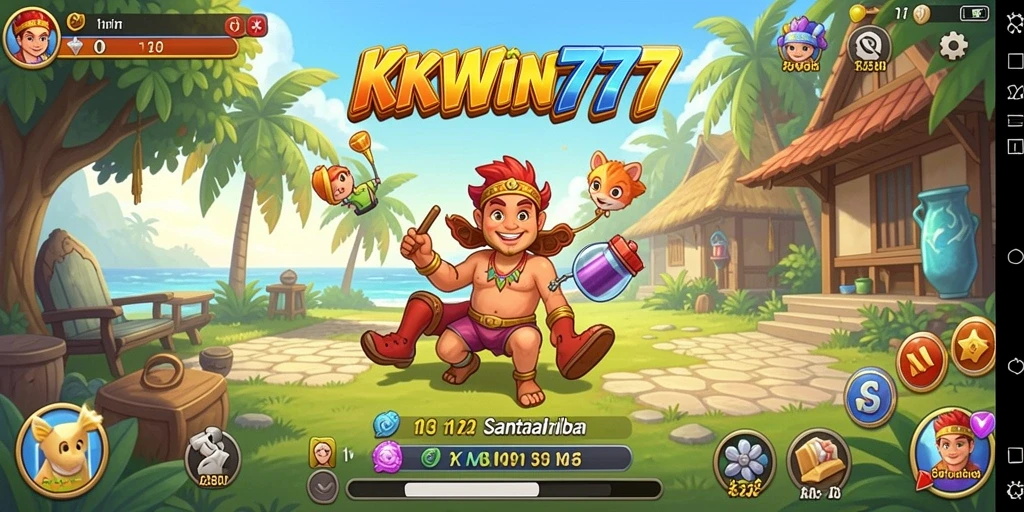 Screenshot KKWIN777 menampilkan gameplay menarik penuh warna.