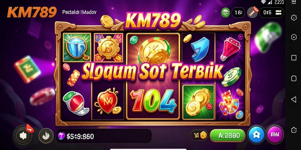 Tampilan menarik dari gameplay Slot KM789 yang mengasyikkan.