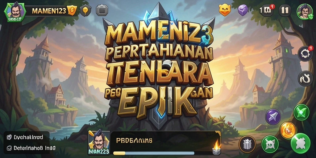 Gameplay intens MAMEN123 dengan menara yang beragam dan strategi menawan.