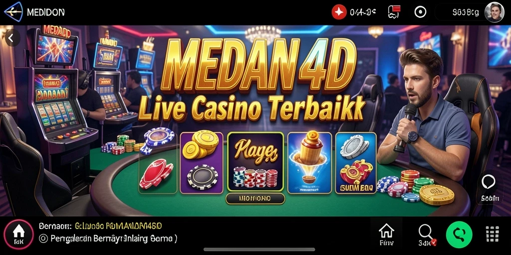 Tampilan gameplay Live Casino yang mengasyikkan dan interaktif.
