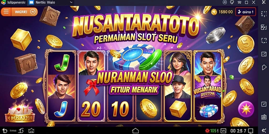 Tampilan gameplay seru NUSANTARATOTO yang memukau.