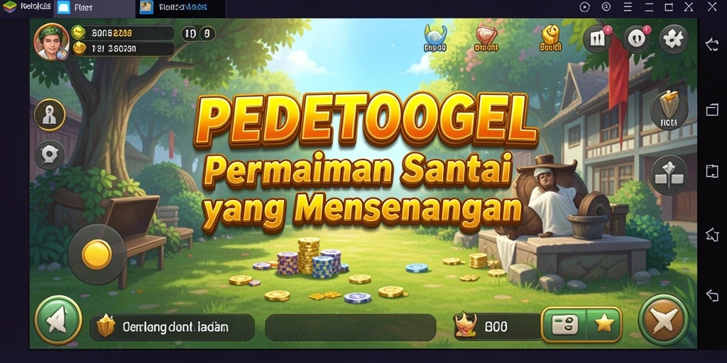 Tampilan gameplay PEDETOGEL yang seru dan menghibur.