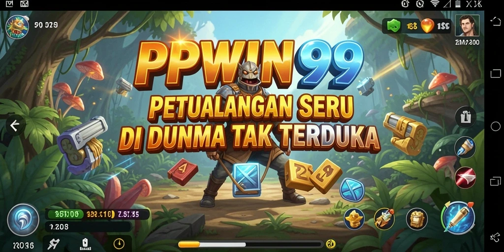 Screenshot utama PPWIN99 menampilkan aksi seru dalam gameplay petualangan.