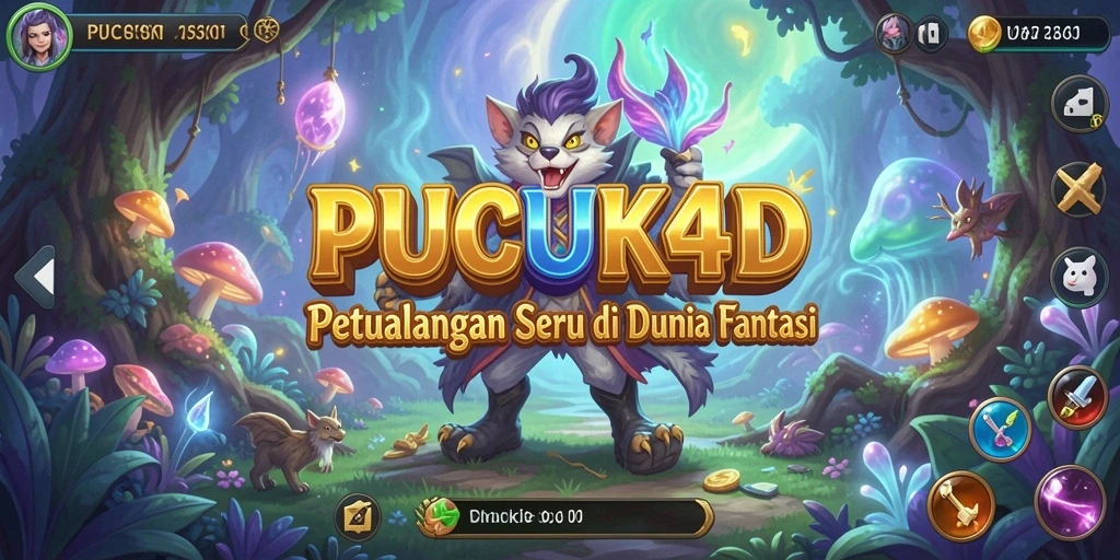 Tangkapan layar menarik dari gameplay petualangan PUCUK4D yang seru.