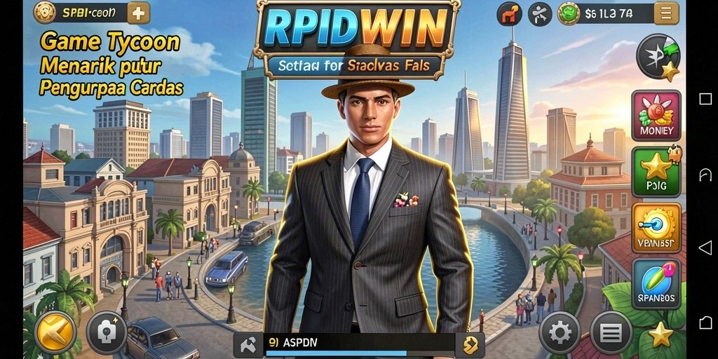 Tangkapan layar RPIDWIN menunjukkan momen seru dalam membangun bisnis.