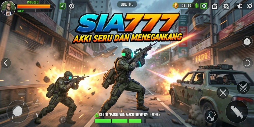 Tampilan gameplay seru dalam SIA777 dengan aksi menegangkan.