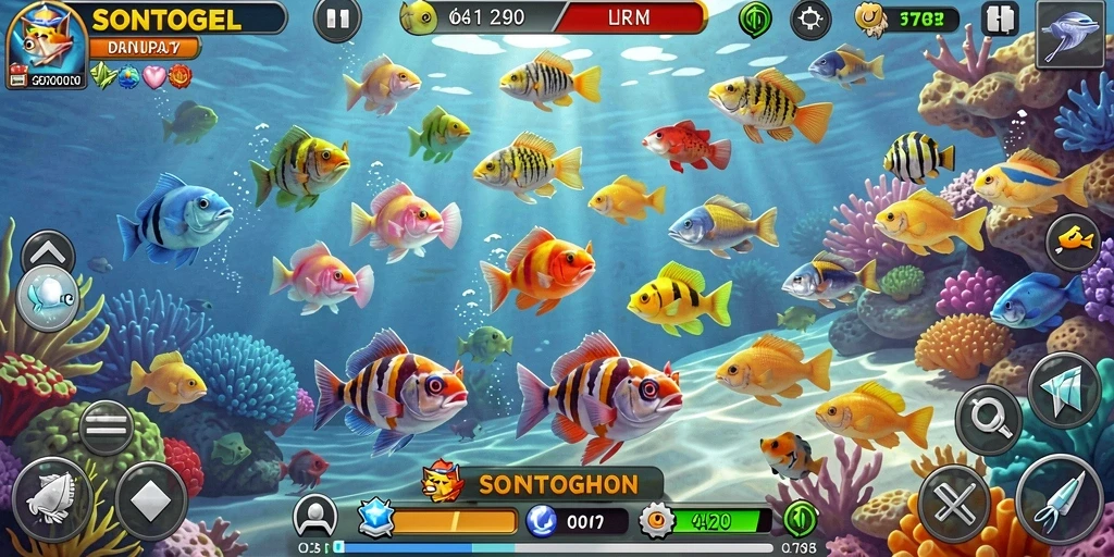 Gameplay seru menembak ikan di SONTOGEL.