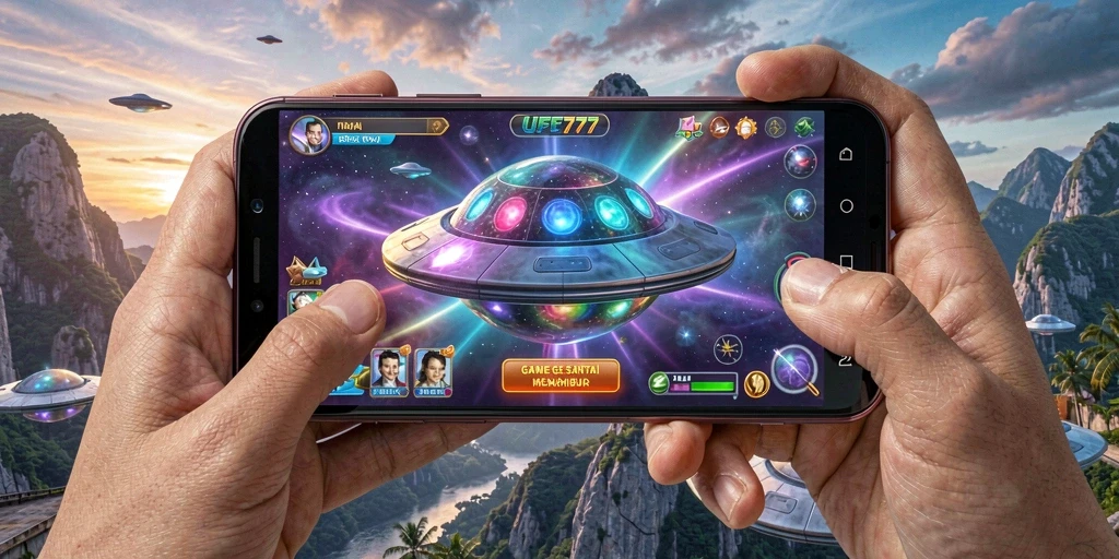 Screenshot menampilkan aksi seru dalam game UFO777.