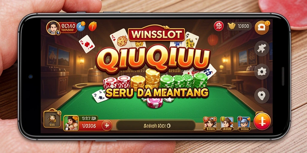 Tampilan gameplay seru WINSLOT dalam pertandingan QiuQiu.